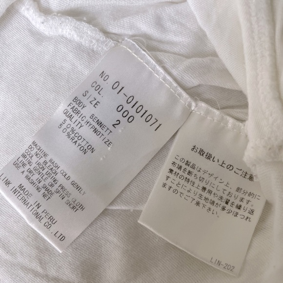 Theory white tshirts - Picture 5 of 6